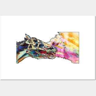 Abstract Horse Posters and Art